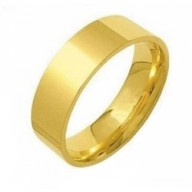 Aliança em Ouro Amarelo 18K Reta Anatômica